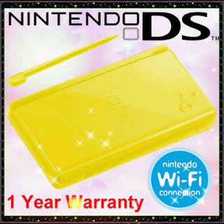 new pikachu yellow nintendo ds lite console system gift from