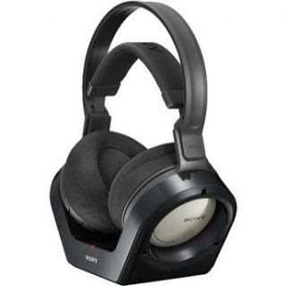 sony mdr rf925rk headband wireless headphones black 