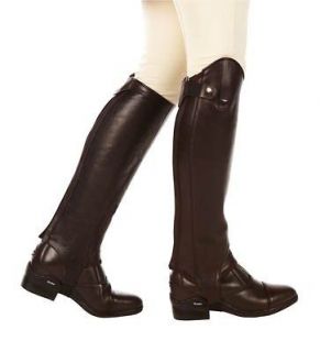 new dublin intensity leather gaiters dark brown large time left
