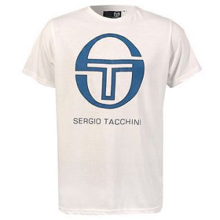 Mens Sergio Tacchini White T shirts. Size S M  L  XL  New