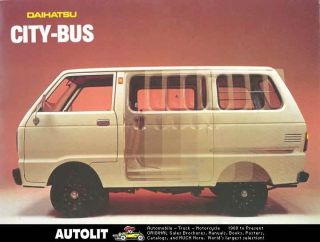 1980 daihatsu city bus van brochure german austria time left