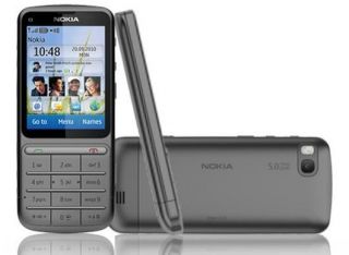 New Nokia C Series C3 01   Warm gray (Unlocked) Cellular Phone + free 