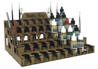 Model Paint Storage Tray. (Vallejo, Citadel, Humbrol, Foundry 