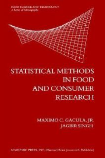   and Consumer Research by Maximo C., Jr. Gacula 1984, Hardcover