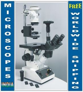   Inverted Phase Contrast Clinical Microscope w 1.3Mp USB Camera