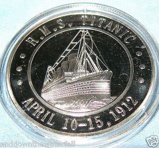 silver titanic coin in Coins & Paper Money