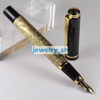 fountain pen baoer 507 black brass gold b082 from china