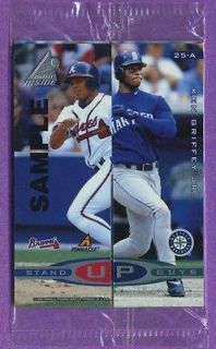 1998 Pinnacle Inside Stand Up Guys Sample 25 ABCD   Griffey, Thomas 