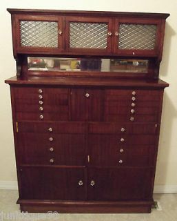 Antique Cabinet Dental Instrument Cabinet 1900s Bosworth Original 