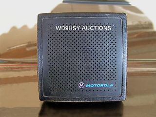 Motorola Black Radio Speaker ** 100% TESTED ** Ham CB VHF UHF POLICE 