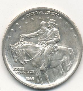 Newly listed 1925 STONE MOUNTAIN  SILVER COMMEMORATIVE  HALF DOLLAR 