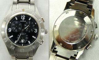 movado chronograph black dial men s watch 84 f9 1890