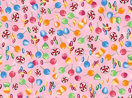 hasbro candy candyland on pink kids board game cotton fabric