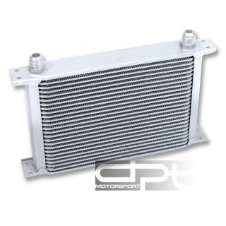   TRANSMI​SSION RACING 10 AN SILVER ALUMINUM POWDER COATED OIL COOLER