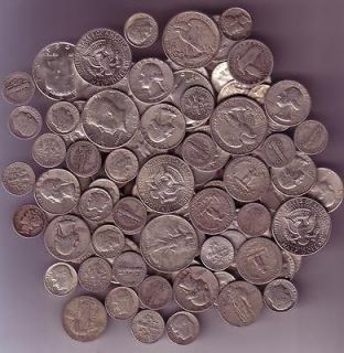 Oz. Of 90% Junk Silver  All Coins 90% Silver Guaranteed Half Dollar 