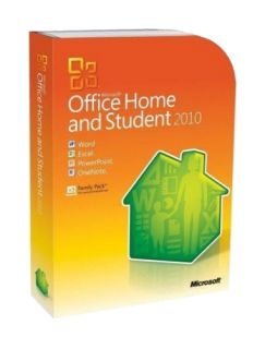 Microsoft Office Home and Student 2010 32 64 Bit Retail License Media 