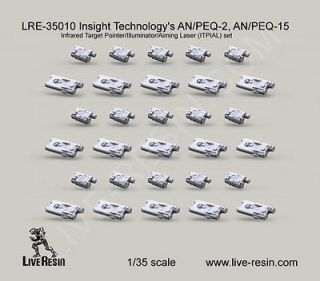 Live Resin 35010 1/35 Insight Technologys AN/PEQ 2, AN/PEQ 15