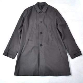 neil barrett 4 button long gray coat jacket large nwot