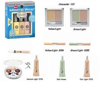   FORMULA CONCEALERS TWINS, CIRCLE Rx, 101 DUO, MINERAL WEAR 3 in 1
