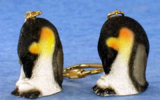 penguin figurine key chains keychain retired new time