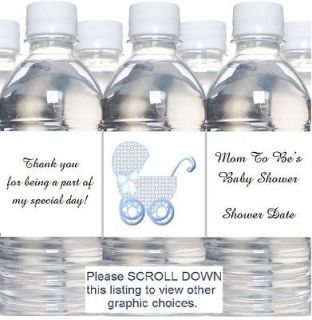 20 baby shower favors custom water bottle labels group 5