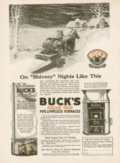 1920 Buck Stove & Range Co furnaces stack test AD