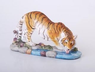 tiger wild cat sculpture figurine ornament naturecraft from australia 