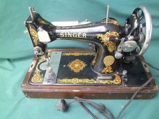 antique 1923 singer portable model 128 sewing machine g series