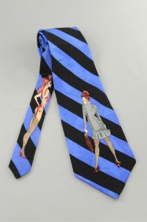 Original 100% Silk Tie designed by Nicole Miller Conversation Tie