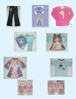   Fairies & Disney Princess Tops,Jeans,Leggings,Nightwear Sz 2 3 4 5 6