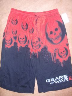 gears of war 2 men s sleep shorts brand new with tags