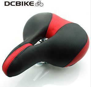 bike seat men s black and red cycling saddle spring