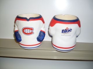 MONTREAL CANADIENS / LABATTS BLUE JERSEY SHAPED CAN / BOTTLE COLDIE