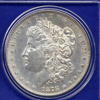 1878 CC Morgan Silver Dollar Uncirculated BU Mint State Rare Key Date 