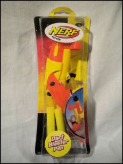nerf gun nerf pen yellow orange rare nerf item time