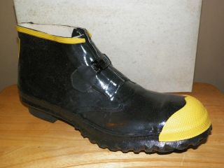 NIB Mens Ranger Rubber Steel Toe Waterproof Boots Szs 7 13 USA MADE 