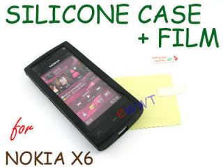   Soft Back Cover Case + Screen Protector for Nokia X6 X 6 CQSC743