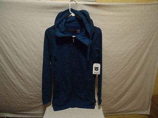 new burton full zip hoodie womens s list $ 65 nwt