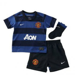 New Nike Manchester United Away Football Mini Kit 3 6, 6 9, 9 12, 12 
