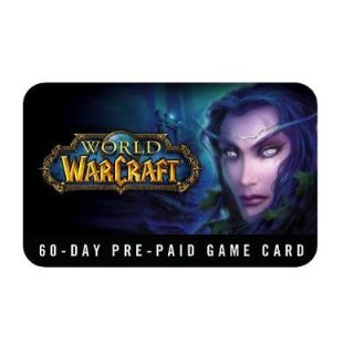   Day Prepaid Game Time Card World of Warcraft Online Play 24 Hour Ship