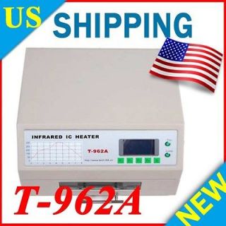 T962A INFRARED IC HEATER REFLOW OVEN WAVE BGA SMD 1500W 30*32CM e7