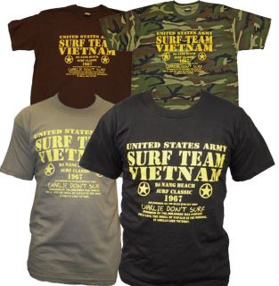 Surf Team Vietnam Printed T Shirt from Apocalypse Now Vietnam Army
