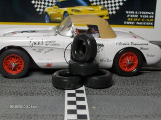   32 URETHANE SLOT CAR TIRES 2pr fit NINCO Porsche Jaguar Corvette Cobra