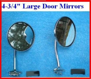 universal large 4 3 4 door mirrors hot rod rat