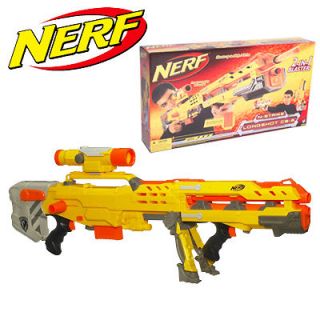 Nerf LONGSHOT CS 6 Blaster N STRIKE 2 In 1 GUN Quick Reload System 6 