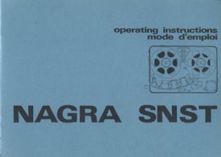 nagra snst dsp operating instructions user manual pdf time left