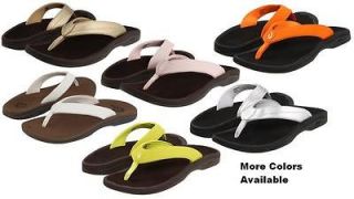 Olukai Paniolo Tapa/ Tapa Flip Flop Comfort sandal womens sz. 7 NEW 