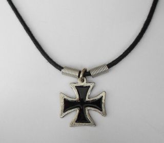 iron cross necklace pendant punk metal time left $ 4