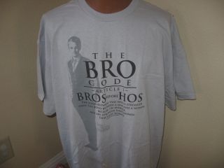 New Mens How I Met Your Mother T Shirt The Bro Code Article I Bros 