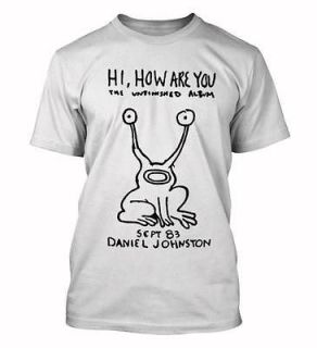 Daniel Johnston shirts Hi How Are You Unfinished Album party costume T 